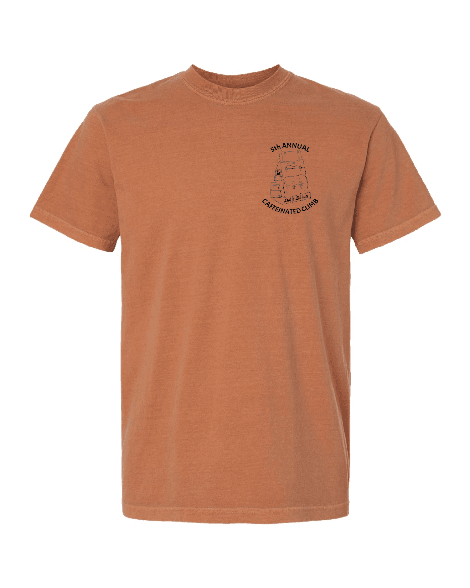 Caffeinated Climb Event T-Shirt - Front View